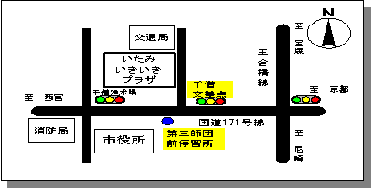 いきいきプラザの周辺地図