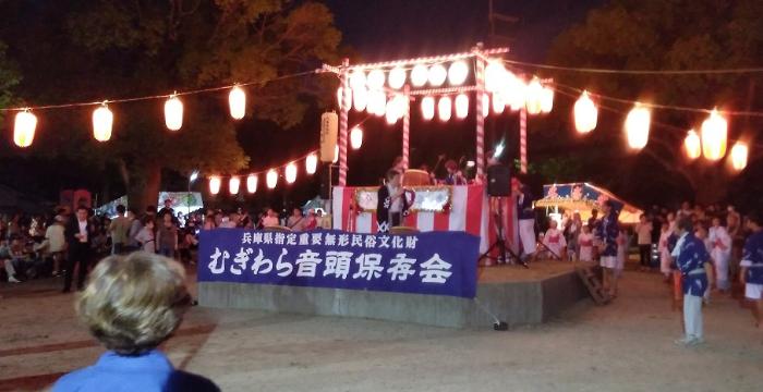 令和6年のむぎわら音頭保存会主催盆踊り大会の様子