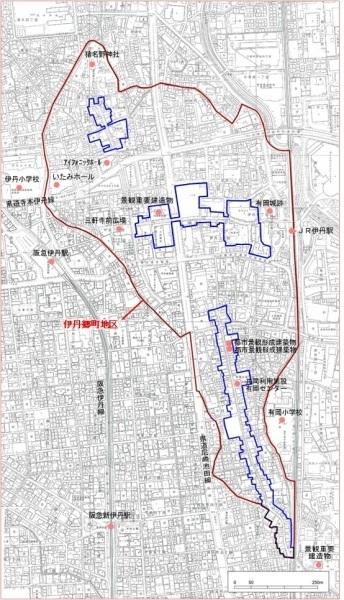 伊丹郷町地区の全域