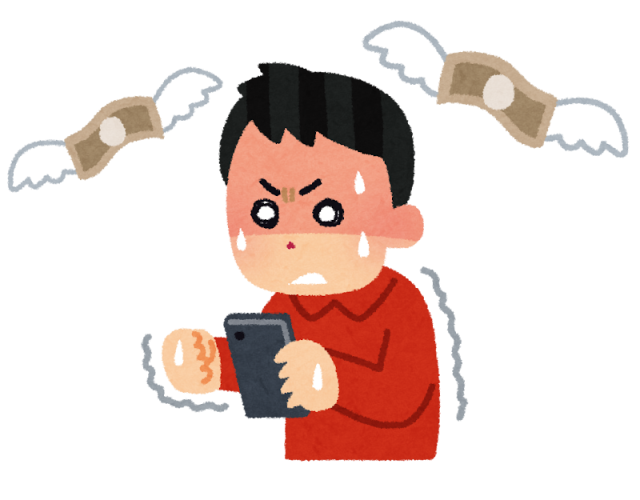 SNS詐欺イラスト