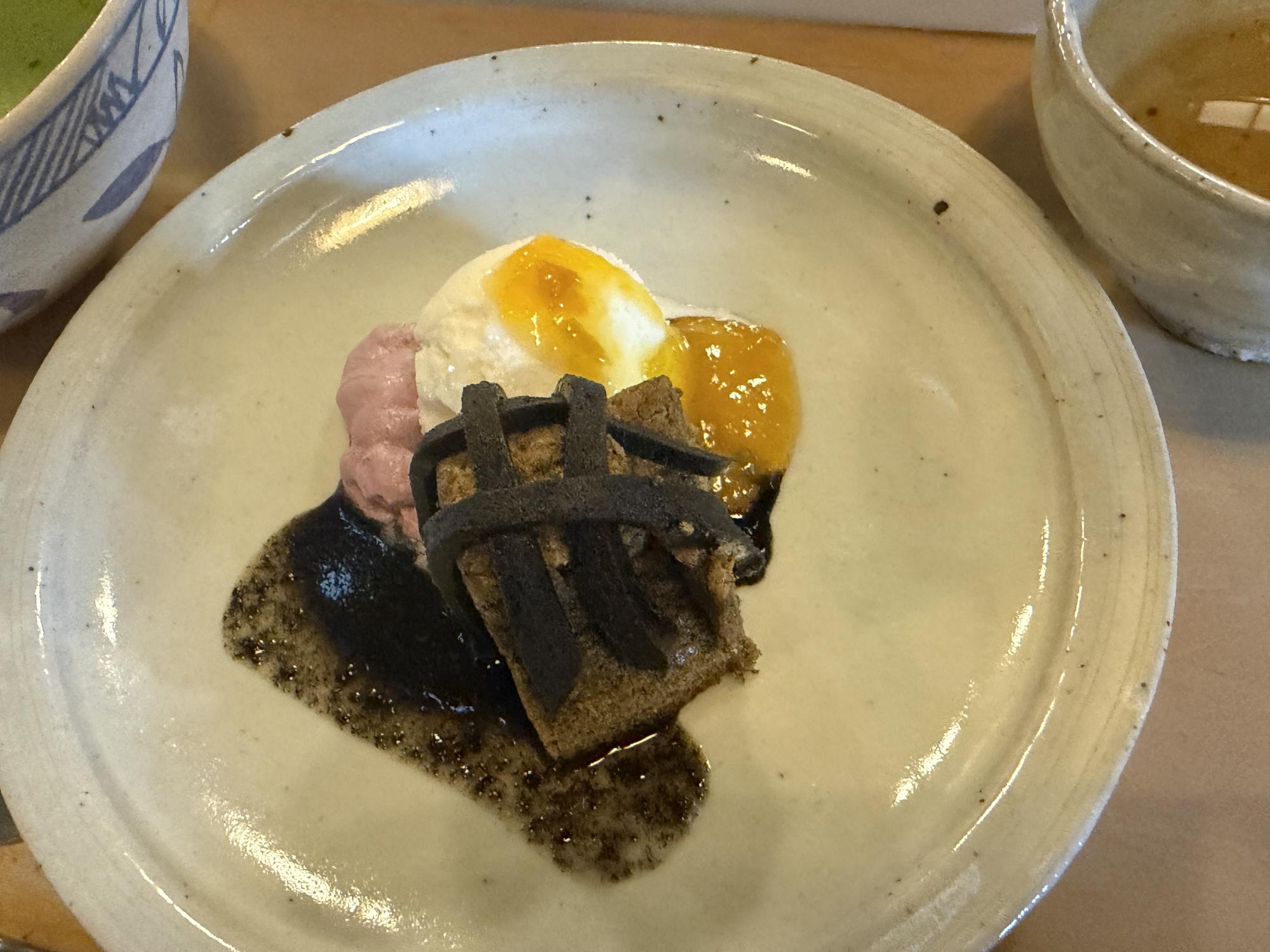 ほうじ茶のガトーショコラ