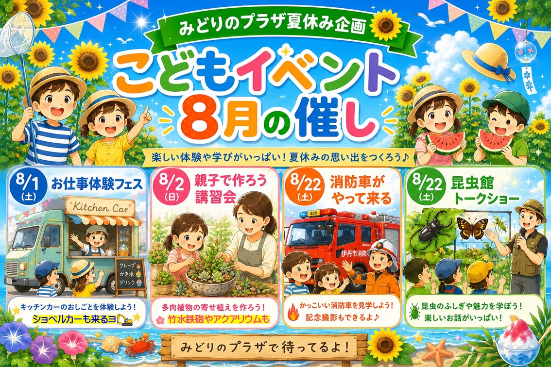 みどりのプラザこどもイベント