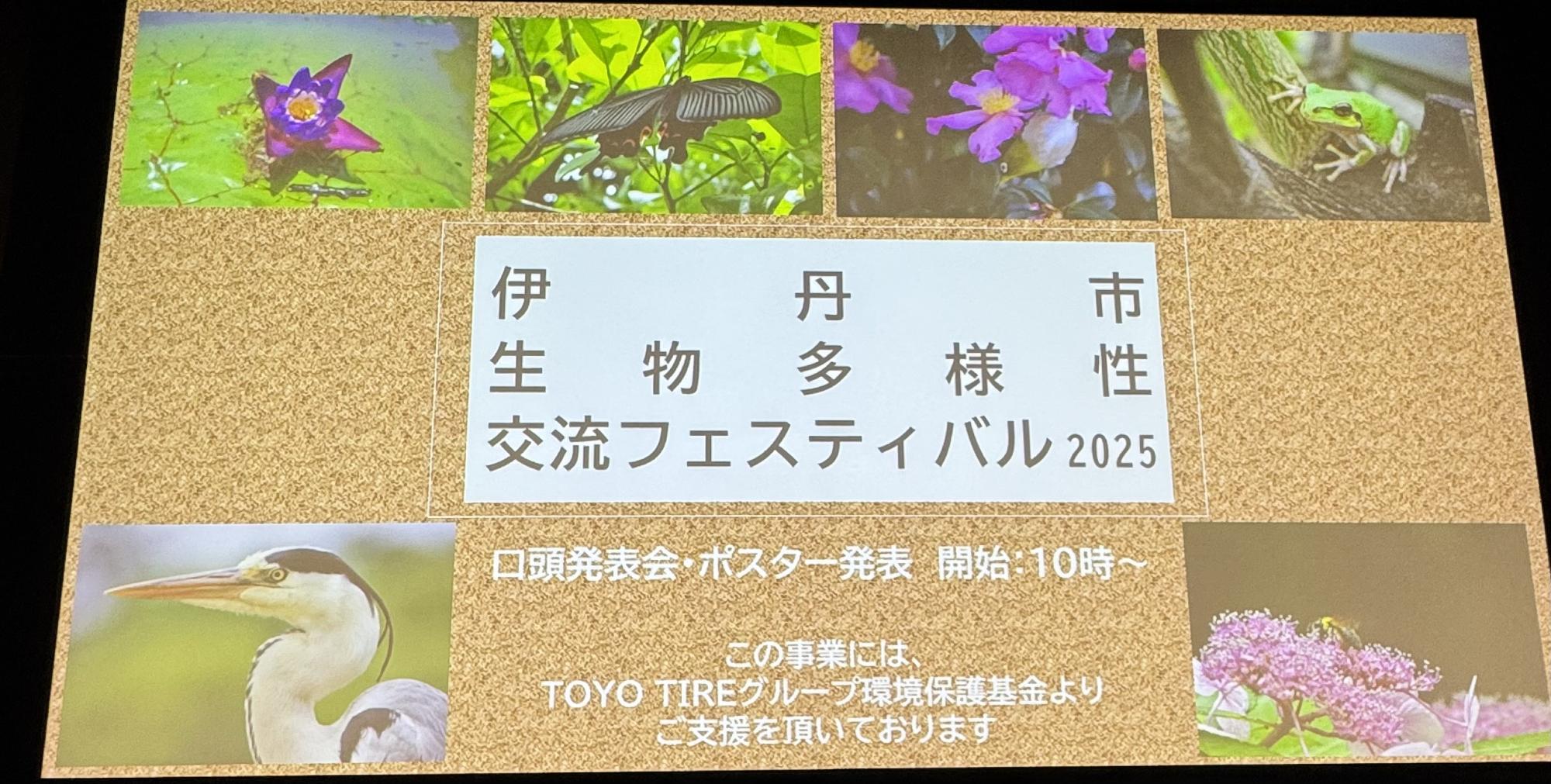 生物多様性フェスティバルのポスター
