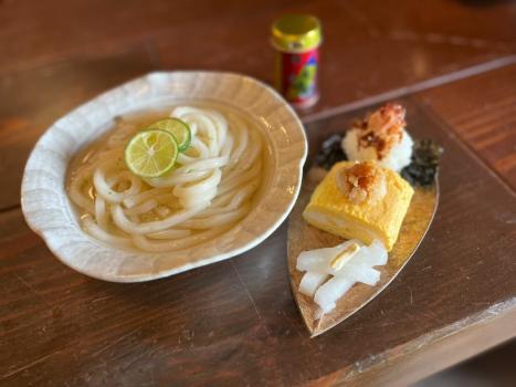 ランチの冷やしうどん
