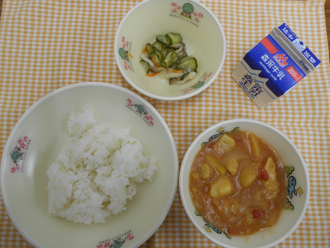 栗とチキンの米粉カレーライス