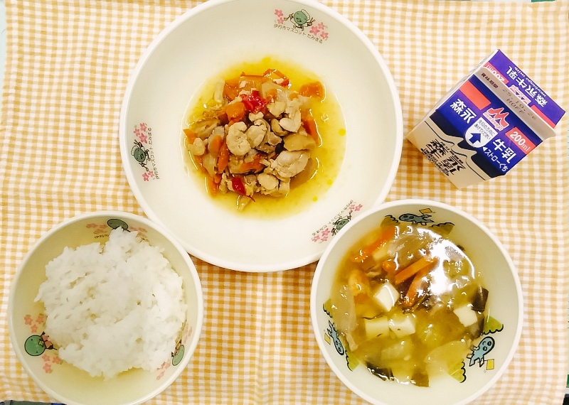 エリンギと鶏肉のオイスターソース炒めなど