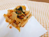 メンマと小松菜のキムチ炒め画像