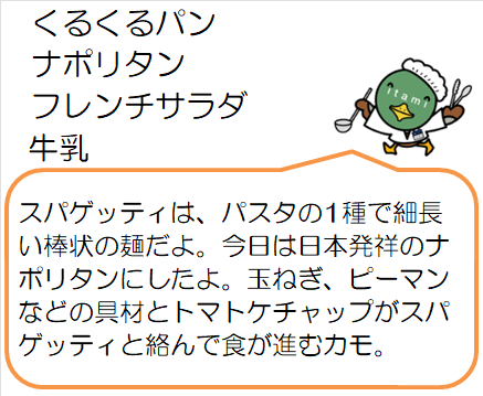 学校給食第2センター献立