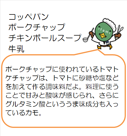 学校給食第2センター献立