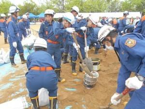 水防工法訓練の様子