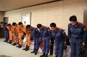 熊本地震消防隊活動報告2