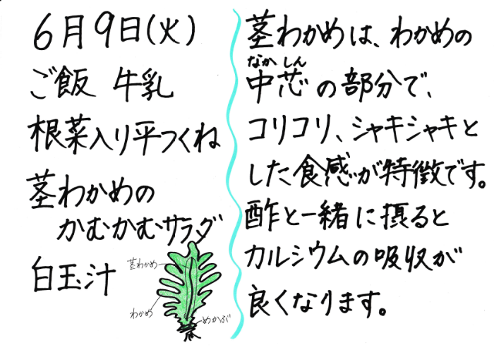 献立説明