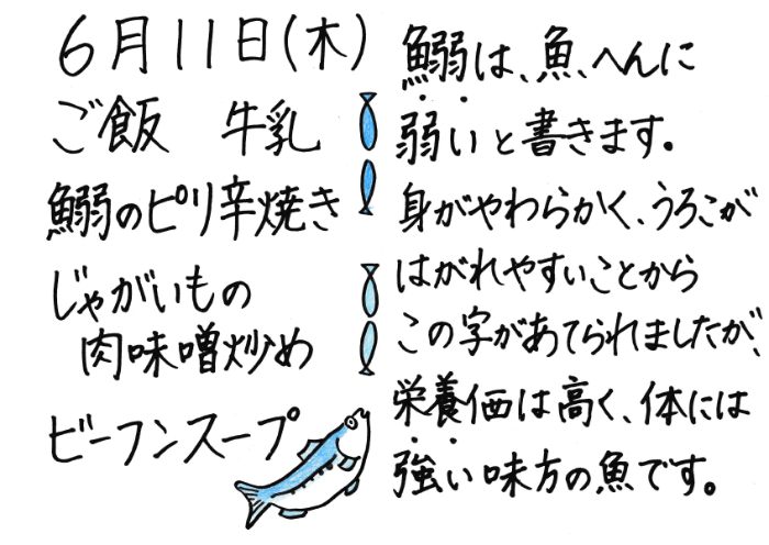 献立説明