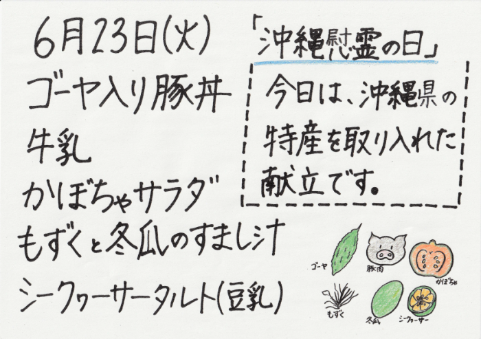 献立説明