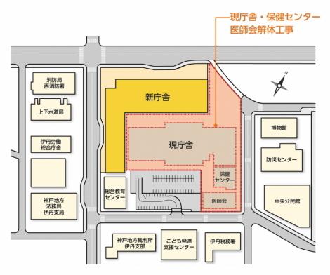 第2期工事案内図