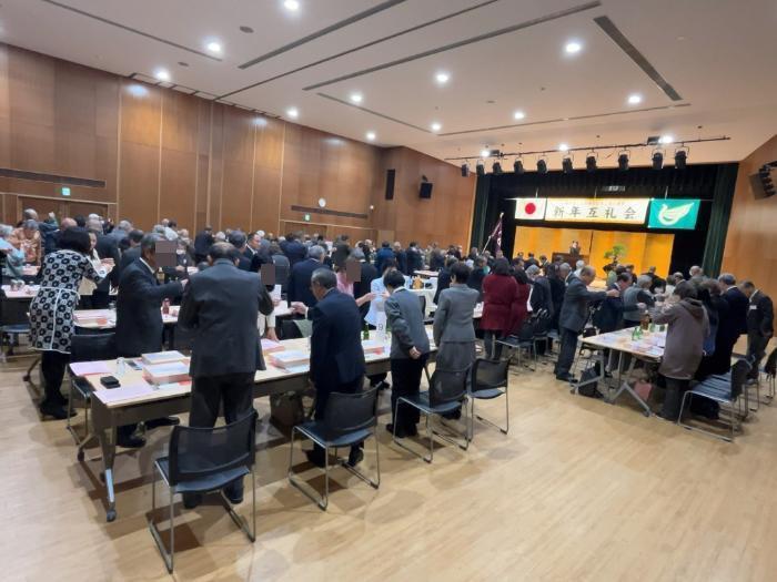 新年互礼会の様子