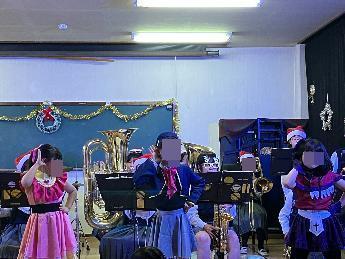 瑞穂小学校吹奏楽部とダンス