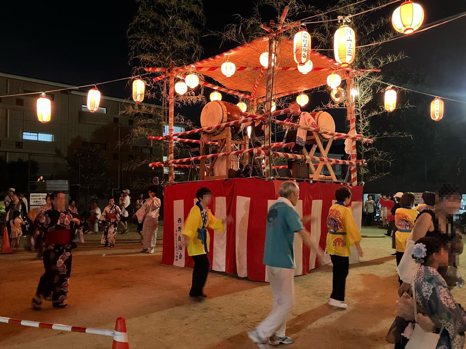 西野盆踊り大会3