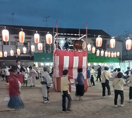 荻野西納涼盆踊り