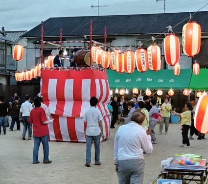 荻野西納涼盆踊り