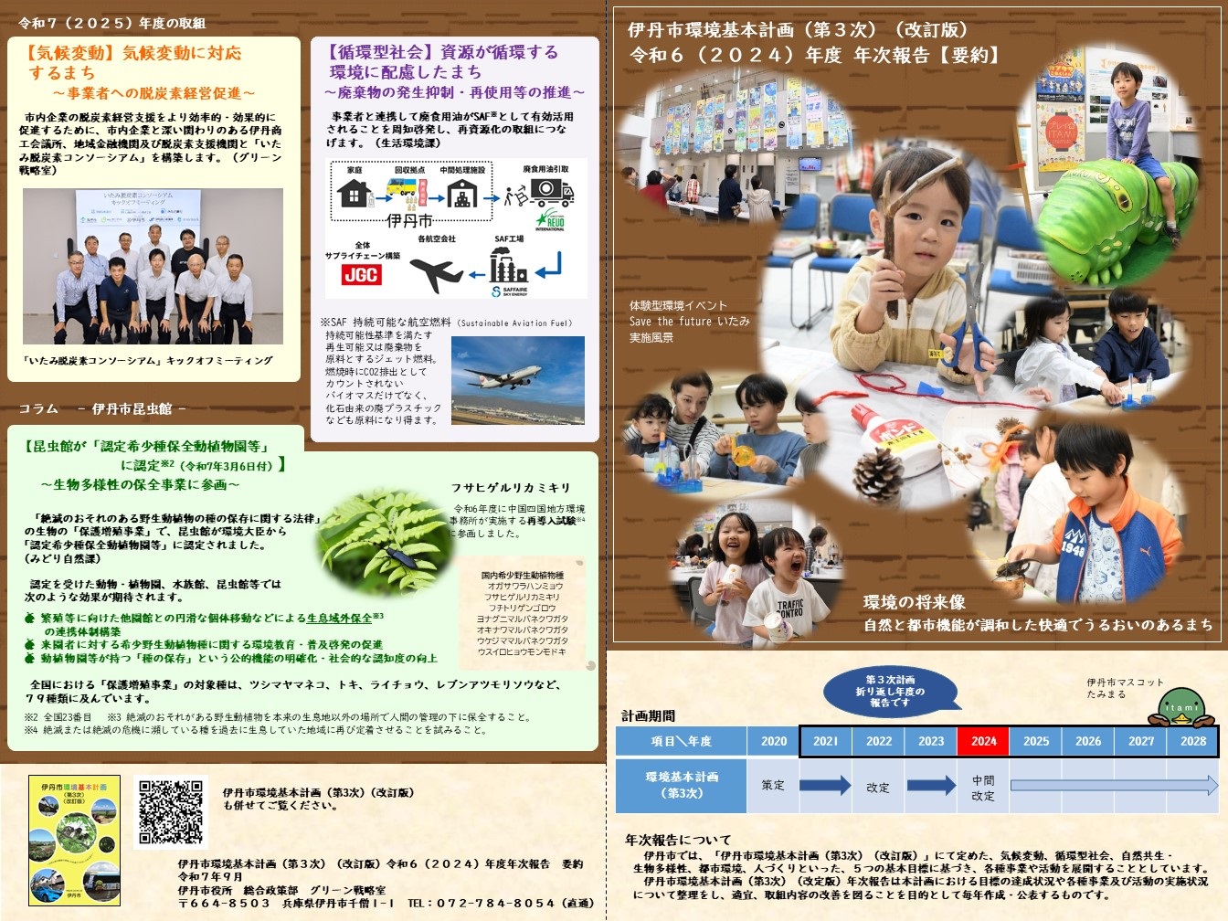 令和6年度年次報告　表紙／裏面