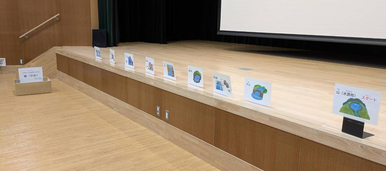 紙飛行機を飛ばそう水源地から海まで