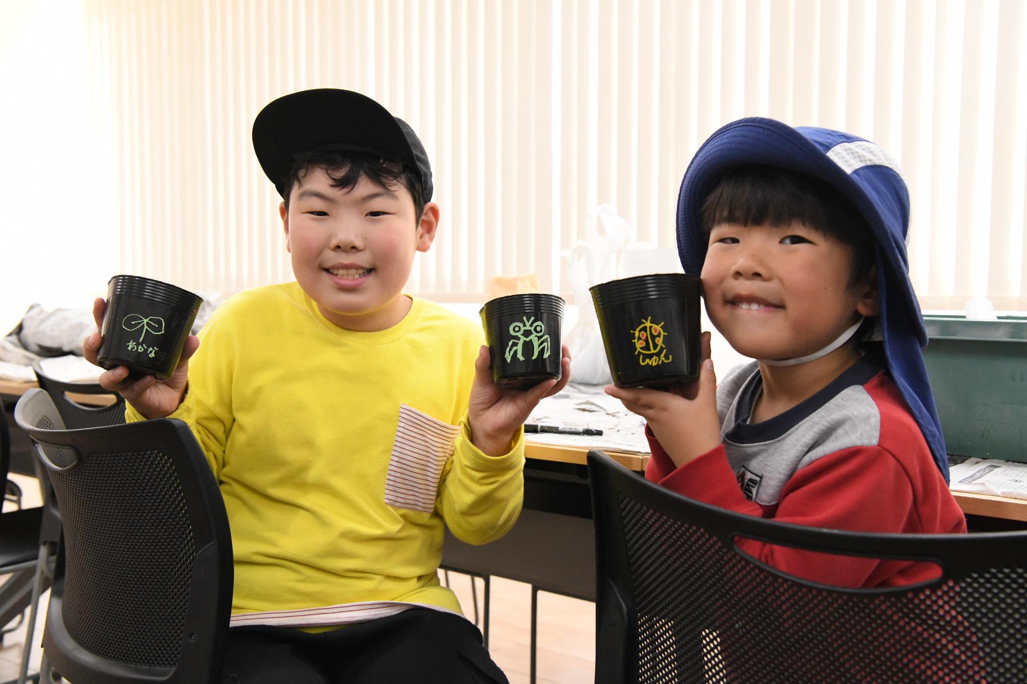 ポッドづくりの様子