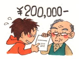 費用請求20万円