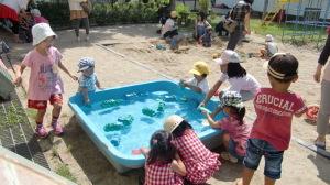 みんなのひろば園庭の様子の写真