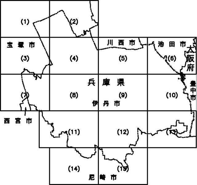 地図のダウンロード 伊丹市