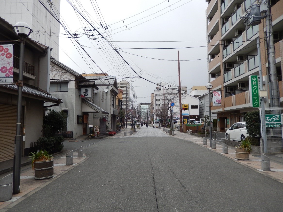 市道中央6004号線 整備前