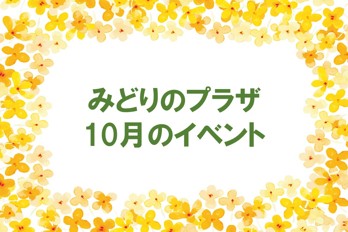 みどりのプラザ10月