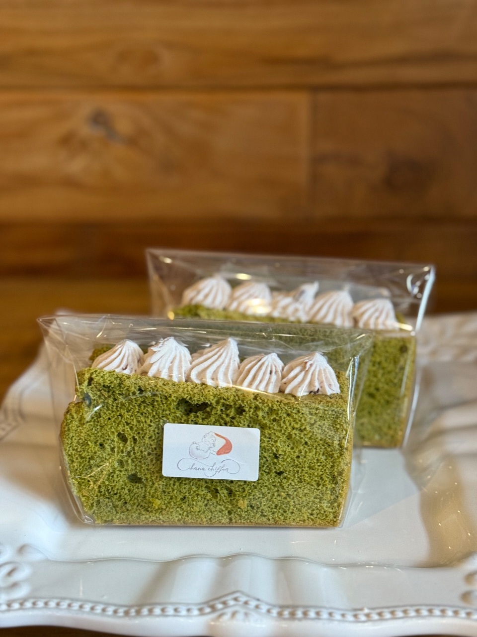 村重プロジェクトコラボ抹茶シフォンケーキ