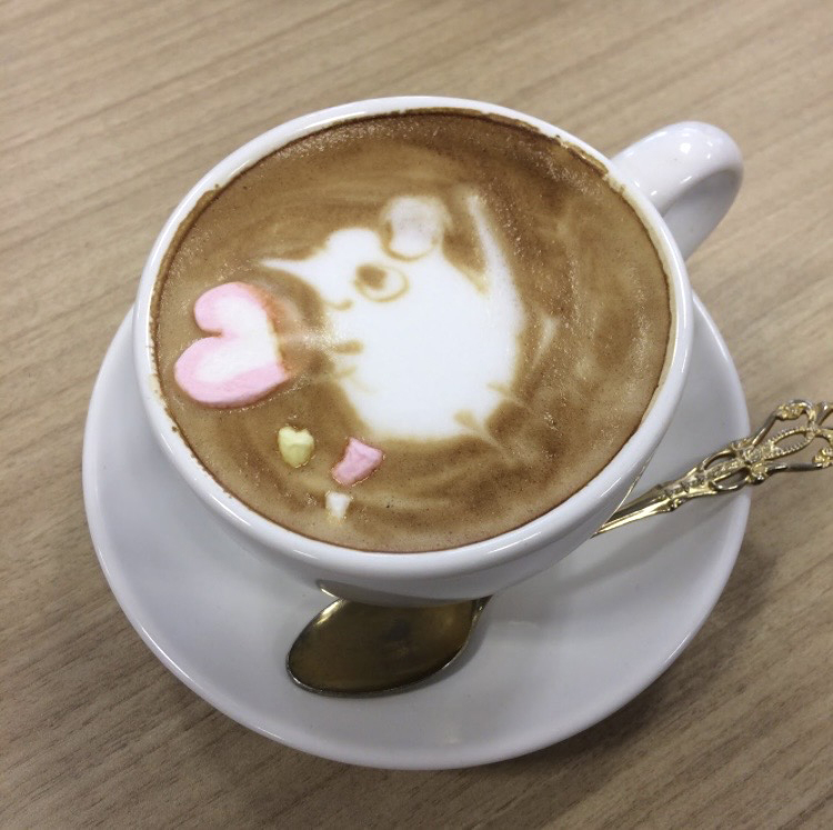 としょかんことばぐらでおこなわれたばりすたたいけんでつくったこーひー