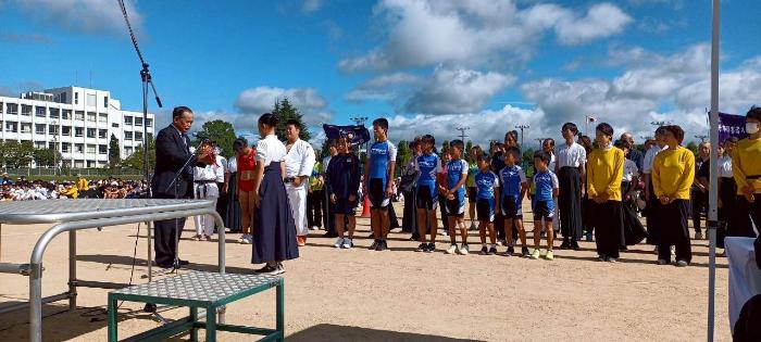 優秀選手表彰代表 高田雅稀さん（なぎなた協会）