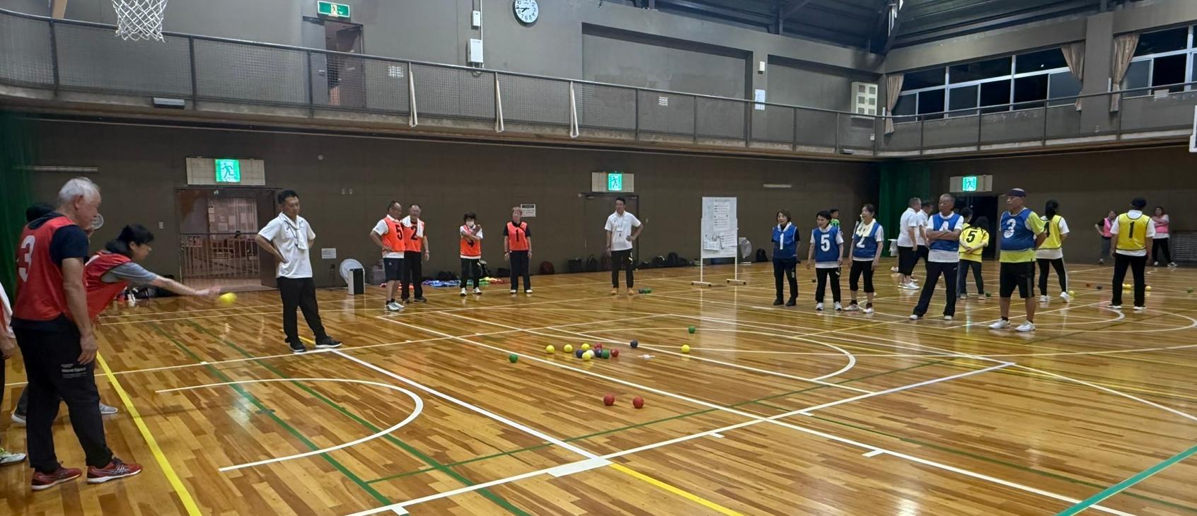 ニュースポーツ体験会の様子