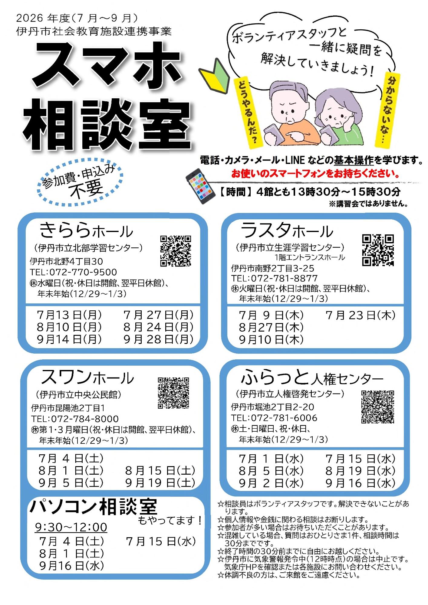 スマホ相談7月～9月