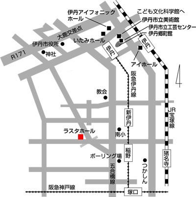 南分館の案内地図