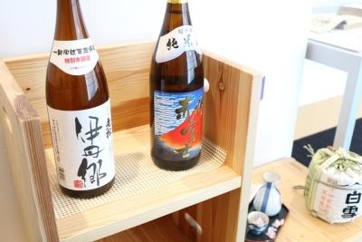 酒コーナーの展示