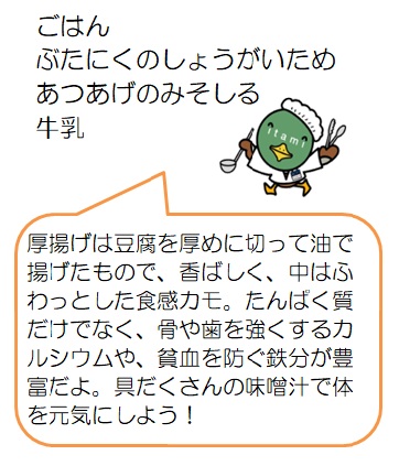 豚肉のしょうが炒めなど