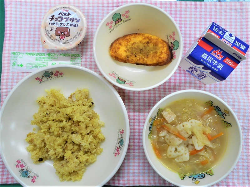 ハートマカロニスープなど