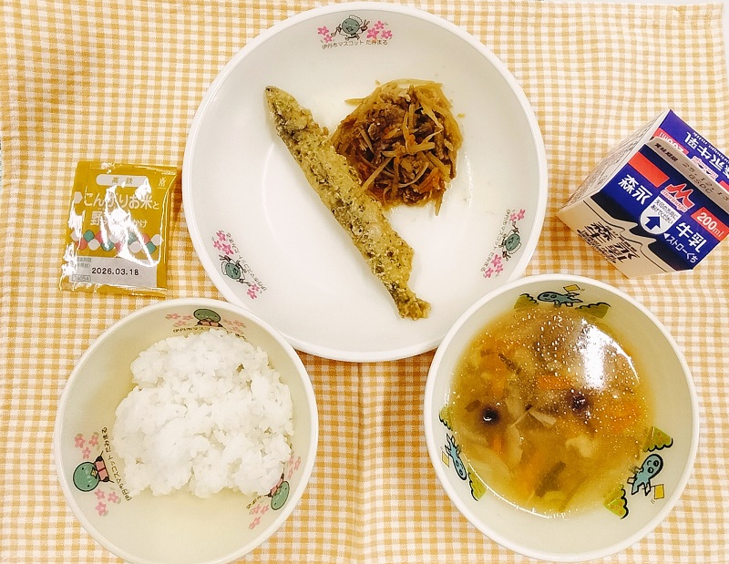 ししゃもの磯部天ぷらなど