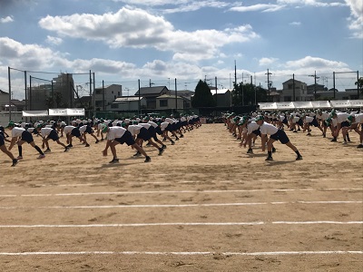 東中学校の様子1