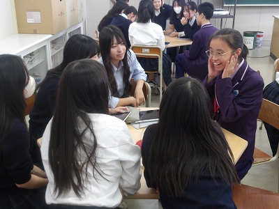 伊丹高校GCC科との交流