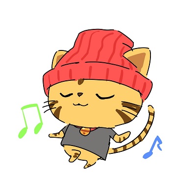 たみにゅーがダンスをしているイラスト
