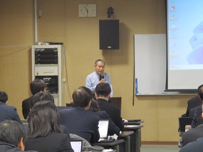 林 克弘氏による研修の様子です。