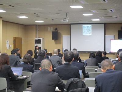 太田教育長による閉会挨拶の様子です。