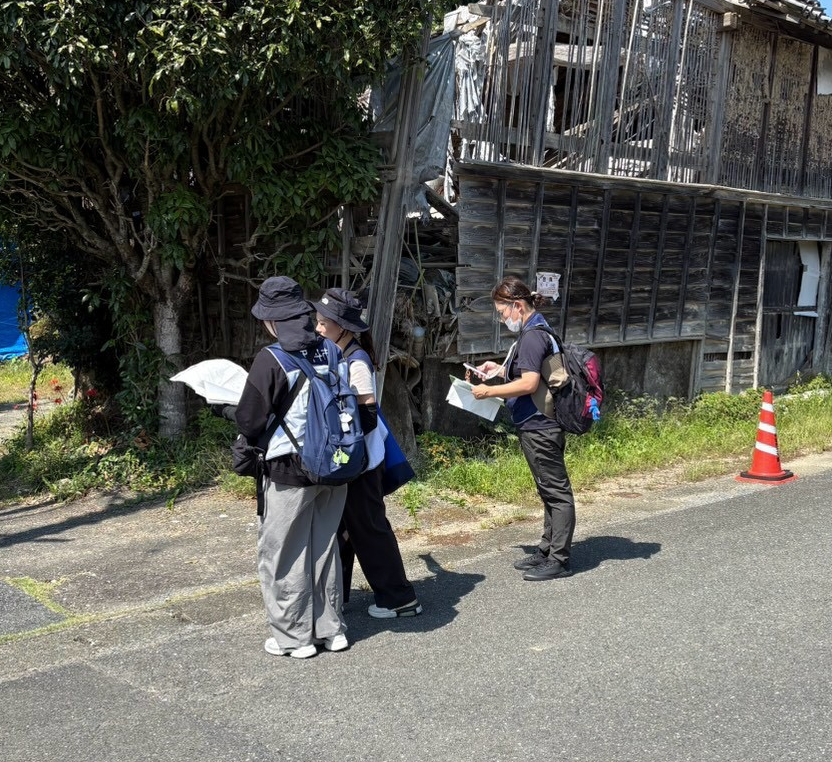 保健師派遣で訪問している様子