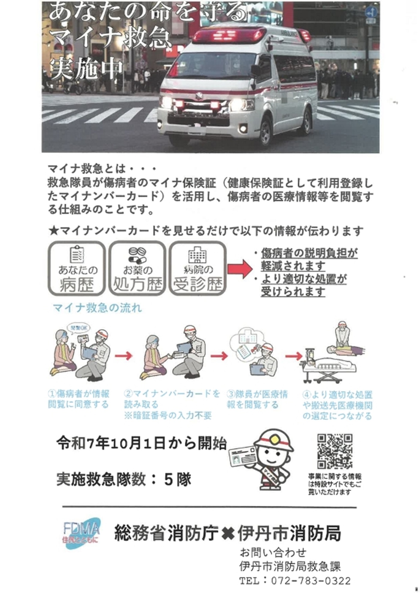 マイナ救急チラシ